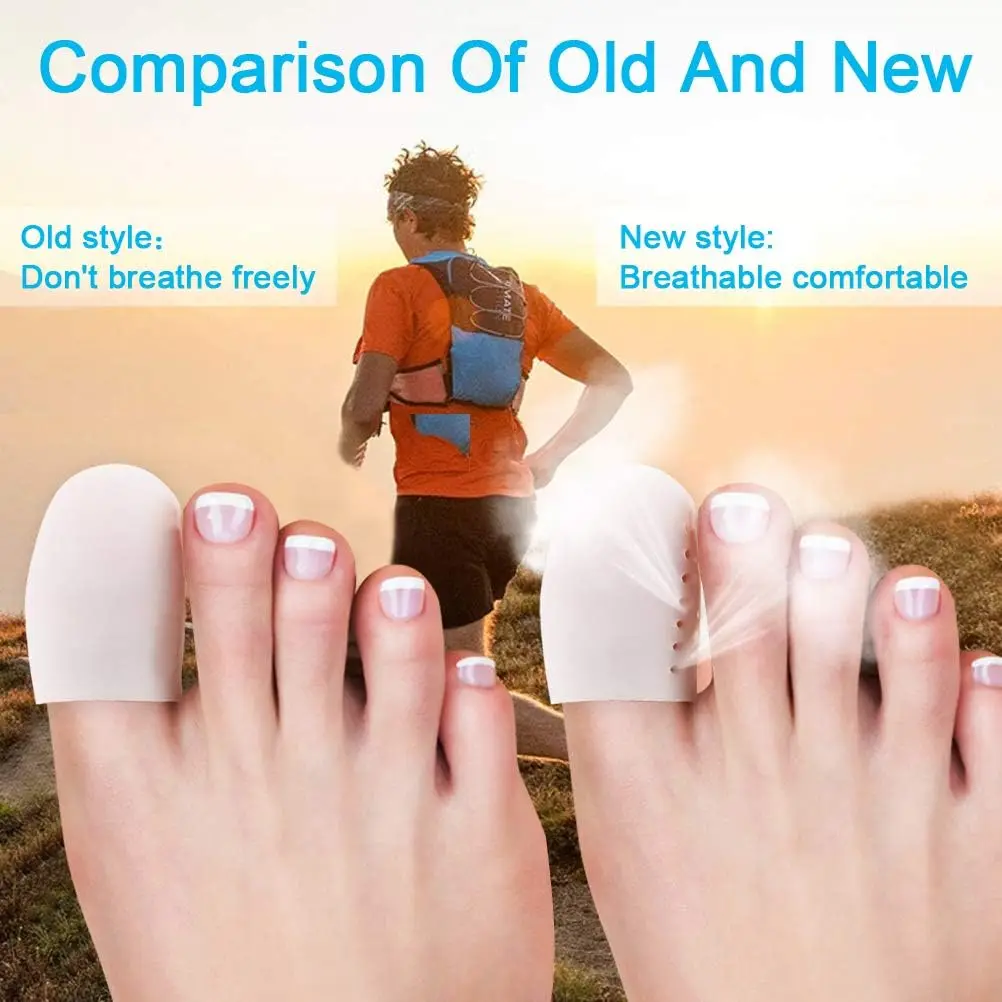 親指プロテクターガード鎮痛用抗摩擦セパレータースリーブ通気性つま先キャップカバー角質水疱ハンマーつま先