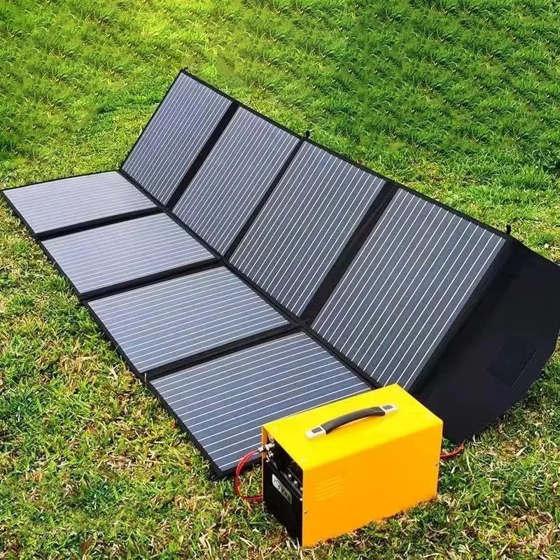 

【Best-selling】Folding 500W Solar Panel 18V Monocrystalline Silicon High-efficiency Conversion Solar Photovoltaic Power Generatio