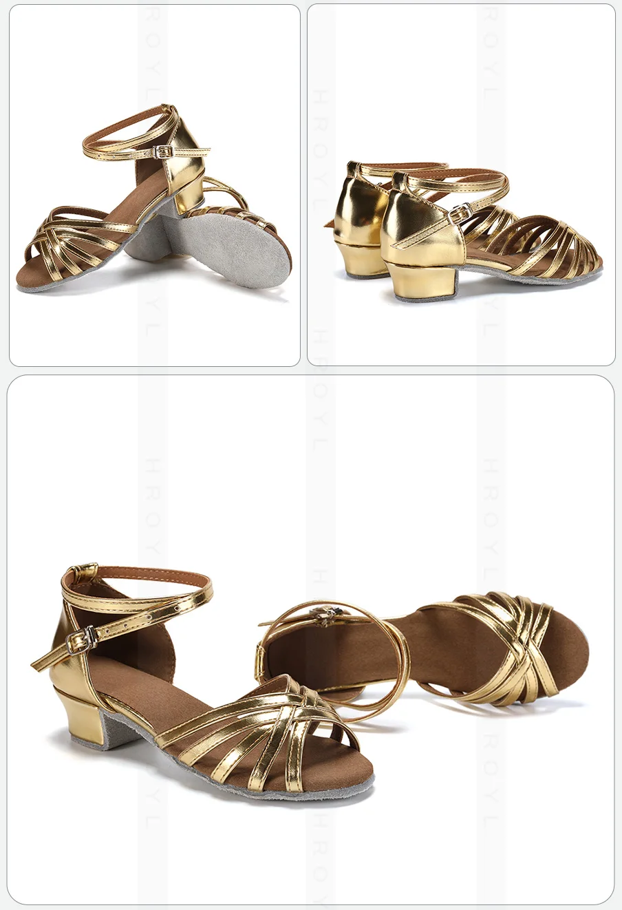 Mädchen Tanzschuhe Kinder Kind Mädchen Ballsaal Latein Tanzschuhe für Frauen Moderne Jazz Tanzschuhe Trainingsschuhe Salsa Sandalen – Detail 10