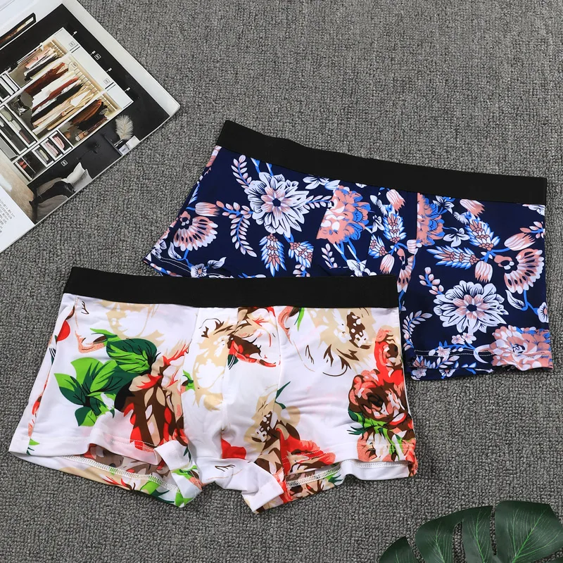 ملابس داخلية للرجال الملاكمين الرجال الحرير الجليد أسفل السراويل الملاكم السراويل الرجال مشروط ملف شخصية ساو الصيف رقيقة تنفس