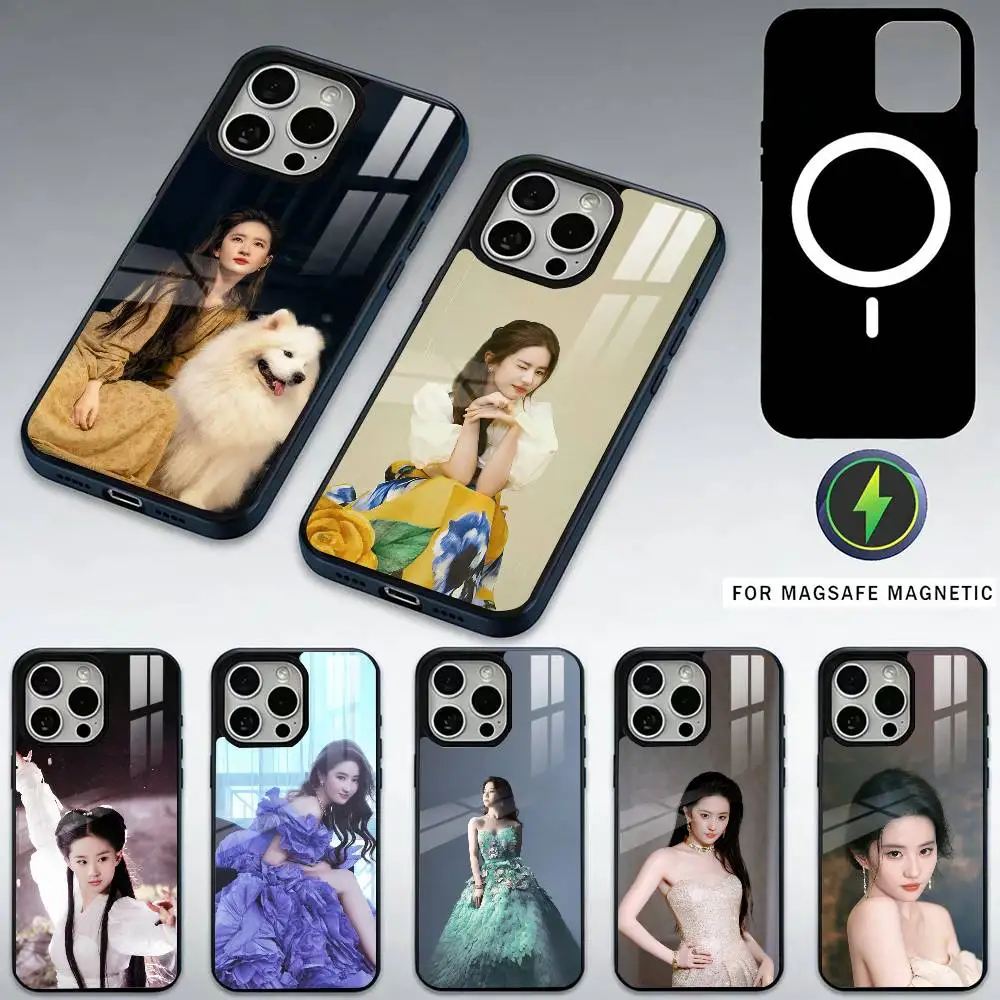

Chinese Actor Crystal Liu Phone Case For iPhone17,16,15,14,13,12,11 Plus,Pro Max Magnetic For Magsafe Wireless Charging