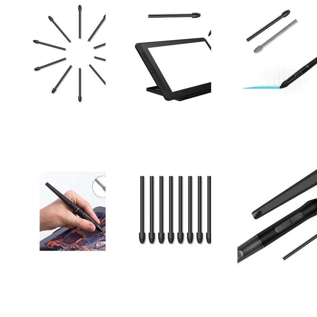 

Y1UB 10PCS Стилусы замены Совет для KAMVAS12/13/16 (2021)/22/24 Цифровые точности. Трипения и плавные наброски