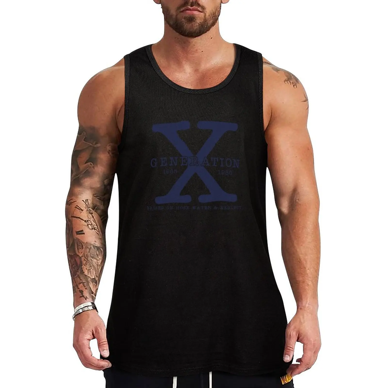 Generation X 1965-1980 Raised on Hose Water and Neglect Tank Top Men's t-shirt Men's tops summer clothes basketball clothing