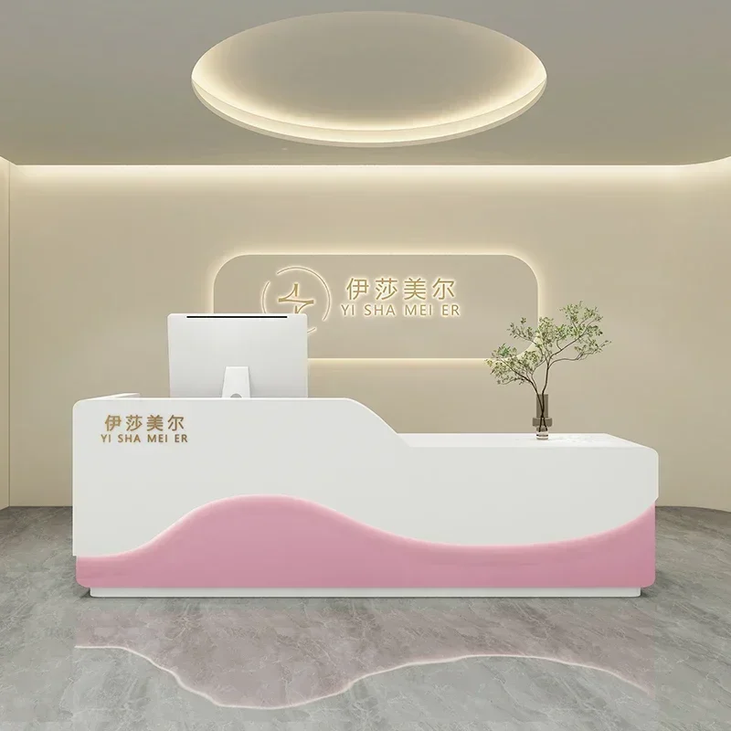 مساعدة مكتب مدخل الجداول خزانة النقدية أثاث المكاتب التنفيذي مقهى مكافحة الحديثة الفاخرة مركز الجمال ورشة عمل Escritorio #6