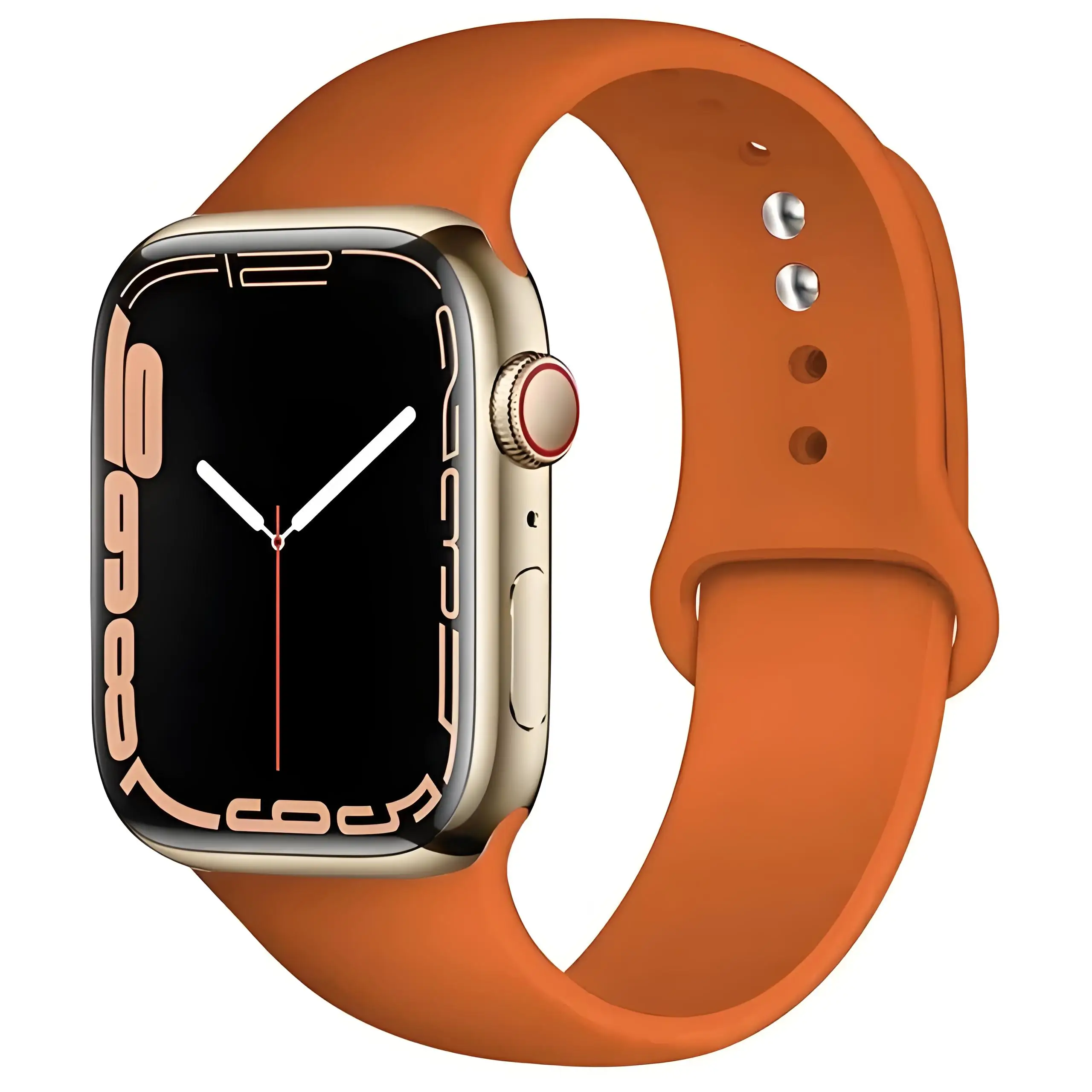  Oryginalny silikonowy pasek do Apple Watch Band 46mm 42mm 41mm 45mm 40mm 49mm Bransoletka iwatch Serie11 10 9 7 4 5 6 8 SE Ultra 2 3 — 2