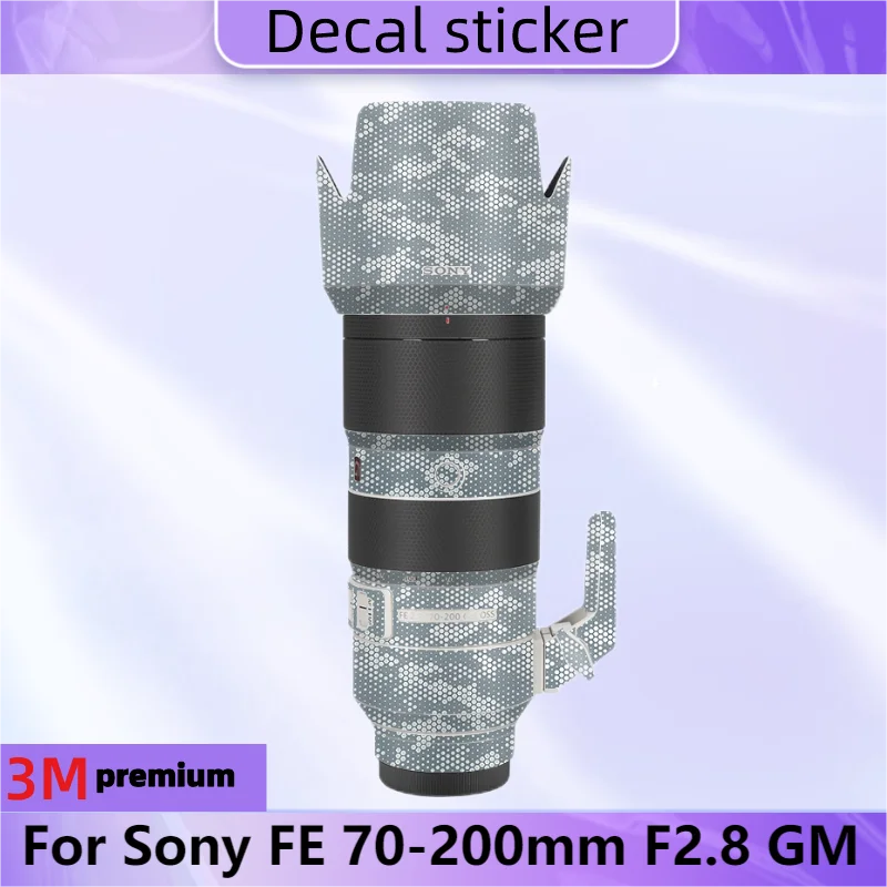 For Sony FE 70-200mm F2.8 GM OSS ( SEL70200GM ) Camera Lens Sticker Protective Skin Film Kit Skin Accessories 2.8/70-200 2.8