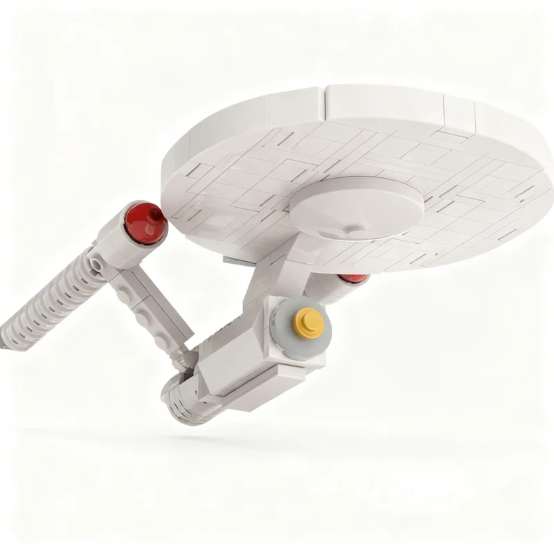 218pcs MOC Star Trek Constitution Class TOS Model Toys Building Blocks Architecture Christmas Gift Brick DIY Kids Birthday Idea
