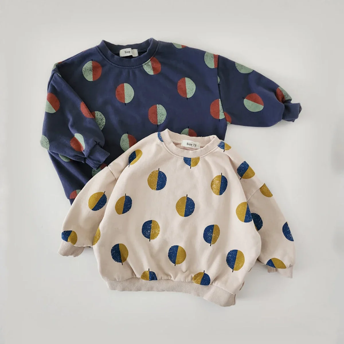 Baby Jungen Mädchen Sportanzug Kinderkleidung Sets Ballon-Print Sweatshirt + Hose Kinderanzug Set Lässige Baumwolle Frühling Herbst – Detail 1