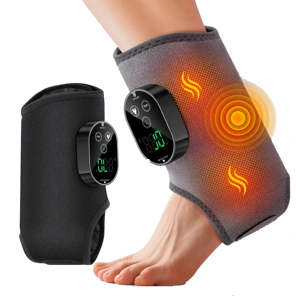 heat-vibration-foot-massager-dual-motor-ankle-calf-massage-brace-rechargeable-heated-pad-adjustable-strap-fits-left-right-feet