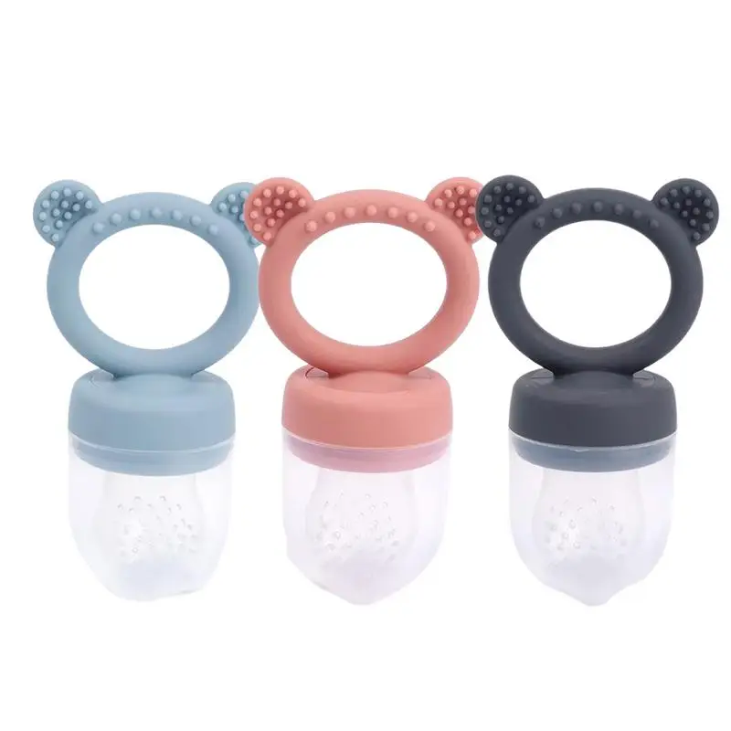 Baby Fruit Pacifier Silicone Fruit Feeder Pacifier Nibbler Baby Freeze Fruit Teether For Babies Baby Teether Nipple Food Feeder