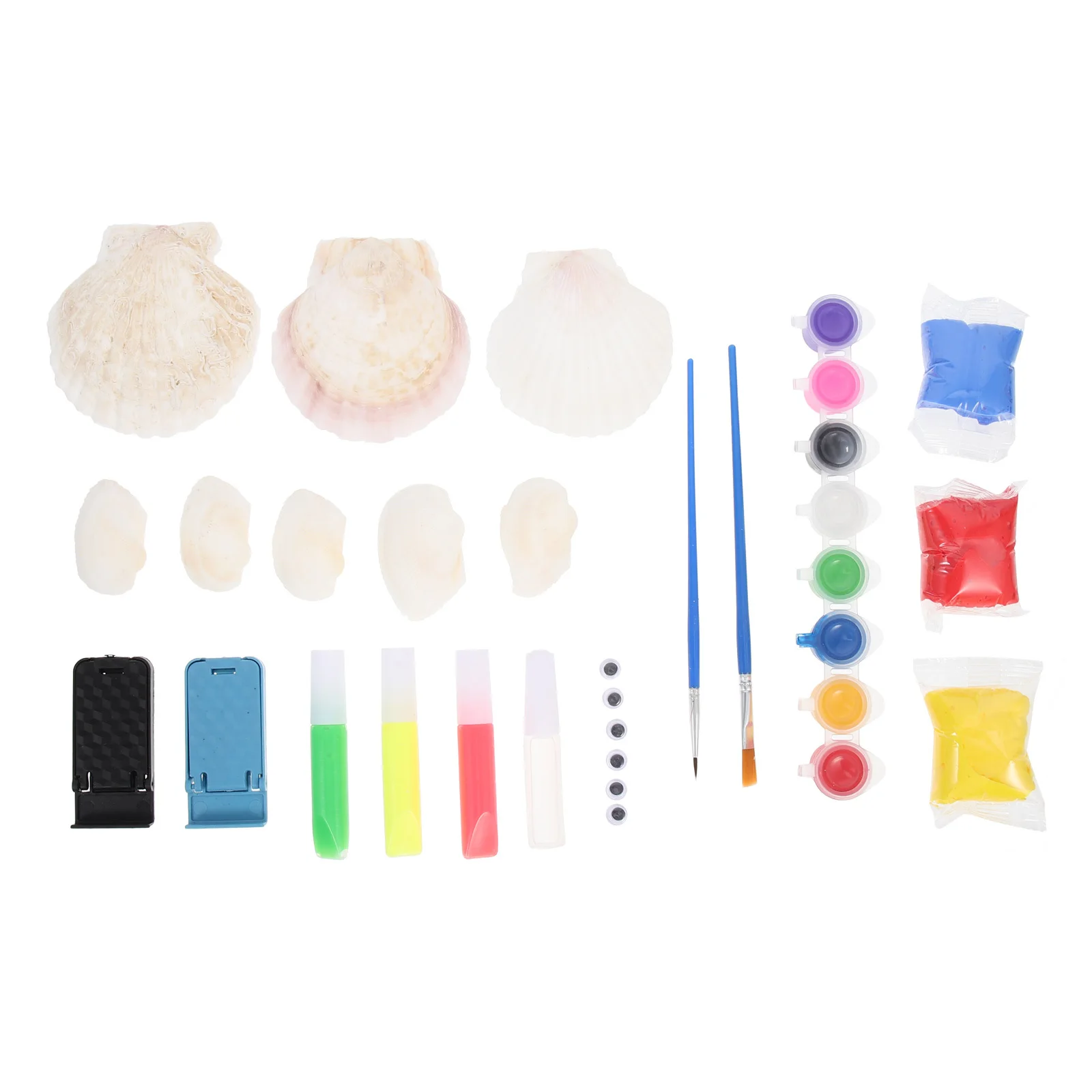 1 ensemble 1 ensemble bricolage coquille Kits de peinture Premium blanc Graffiti couleur enfants créatif main Art éducatif Doodle fournitures de formation