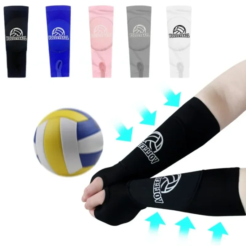 2Pcs Armband Wrist Support Breathable Compression Test Training Basketball Volleyball Elastic Sports Arm Guard for Hide Tattoos