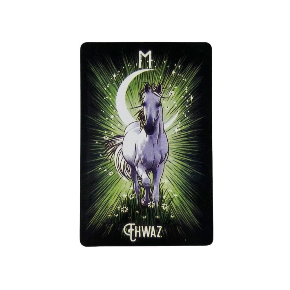 The Witchs Familiar Runic Oracle Card Fate Divination Prophecy Board Tarot Deck Card Family Party Playing Game image 6
