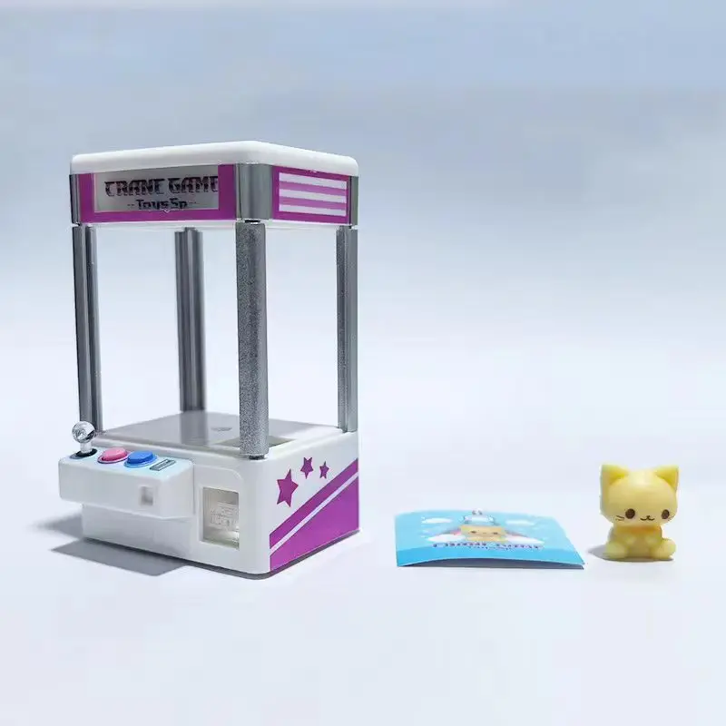 Genuine Action Figure 1 Mini Doll Machine Model Display Stand Gacha Miniature Scene