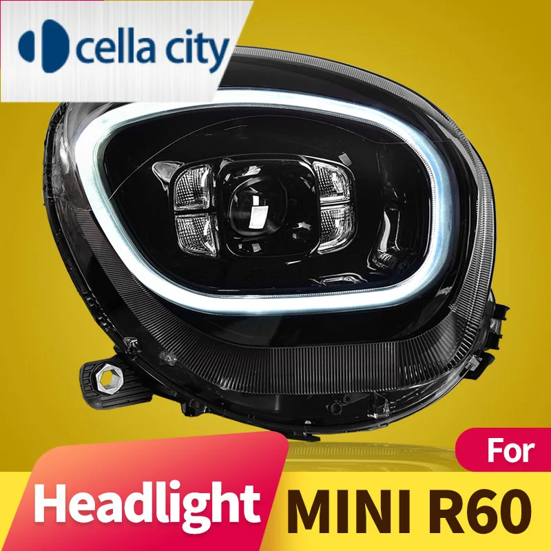 

Headlight Assembly for BMW Mini R60 Cooper Countryman LED Daytime Running Light LED Dual Beam Lens LED Turn Signal LED HIGH BEA