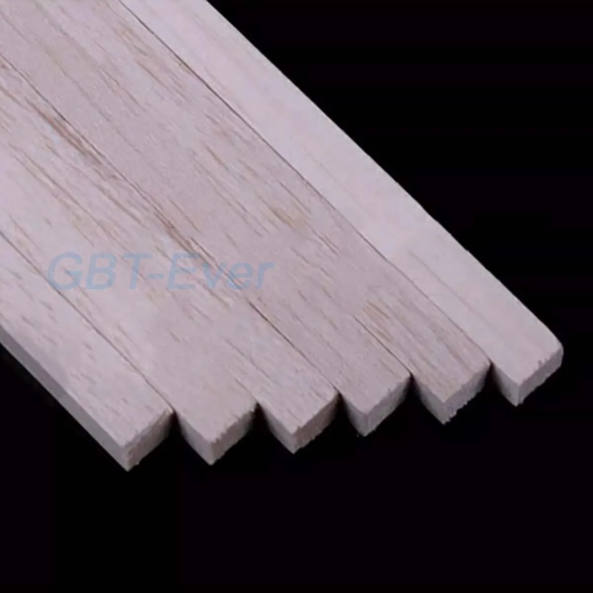 5/10Pcs 3x3/4x4/5x5/8x8/10x10mm Length 200/250mm Square Wooden Bar Balsa Wood Sticks Strips for Airplane/Boat Model DIY