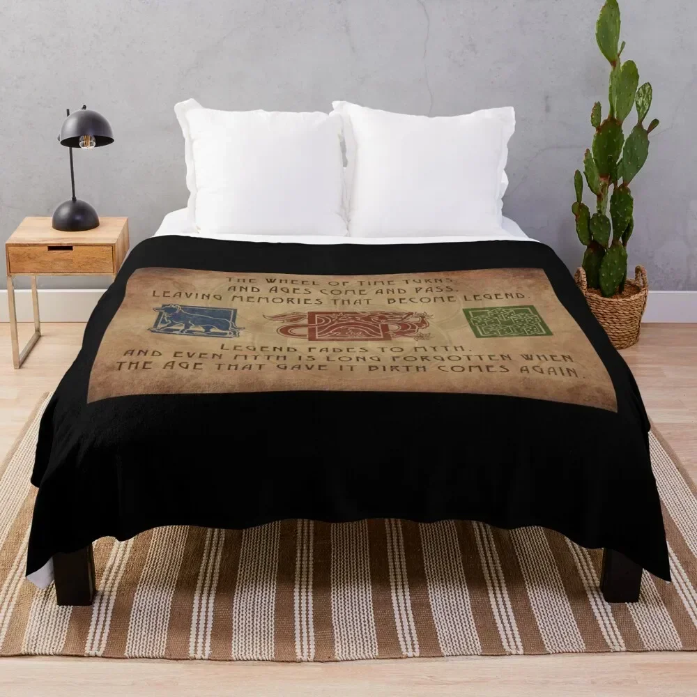 

the wheel-of time Throw Blanket Cozy Microfiber Throw Blanket for Home Bedroom