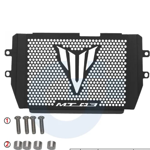 Imagen 2 del producto Para Yamaha MT-03 MT-25 2017 2018 2019 2020 2021 2022 2023 2024 motocicleta radiador parrilla cubierta protectora Protector MT03 MT25