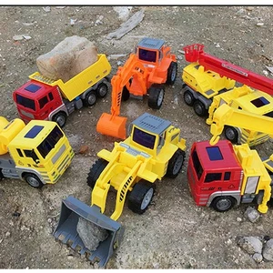 مجموعة لعبة شاحنة القمامة المقاومة للسقوط للأطفال يوم التعليم الهندسي المقاوم للسقوط أعلى 8 شاحنات لجمع القمامة الكبيرة - رقم 6