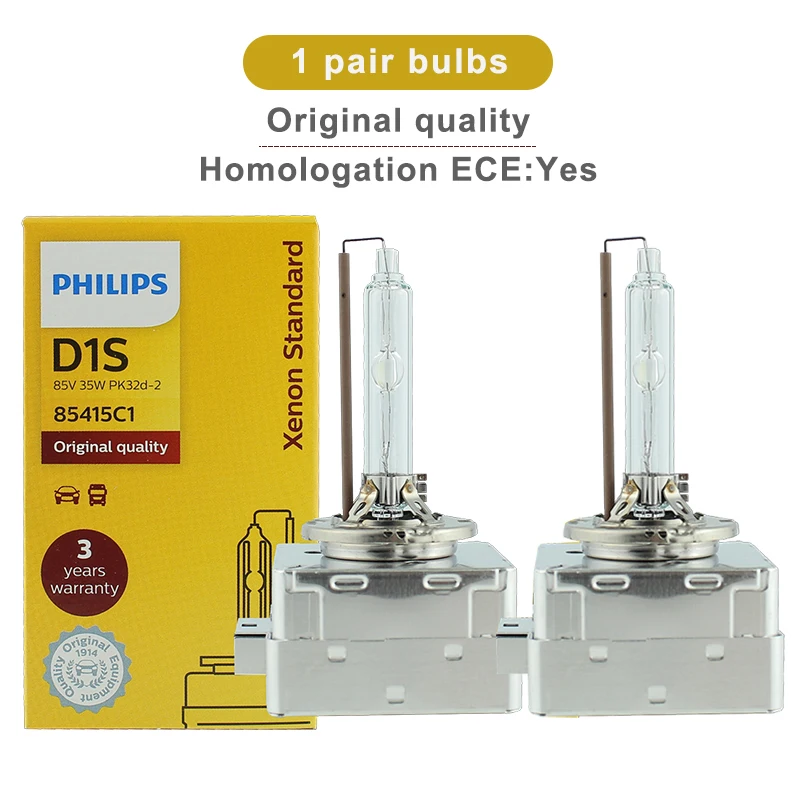 Philips D1S D2S D2R D3S D4S Xenon Standaard 12V 35W Originele XenStart HID Koplamp Autolamp Auto Originele Lamp ECE Duitsland OSRAM