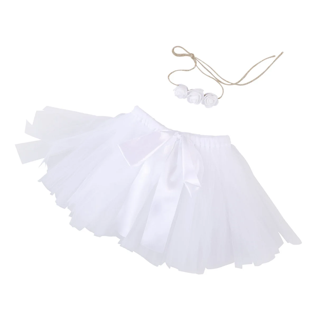 الوليد طفلة بيضاء توتو تنورة عقال التصوير الدعامة سوبر لينة مريحة اليدوية صور الزي الوليد توتو تنورة #2