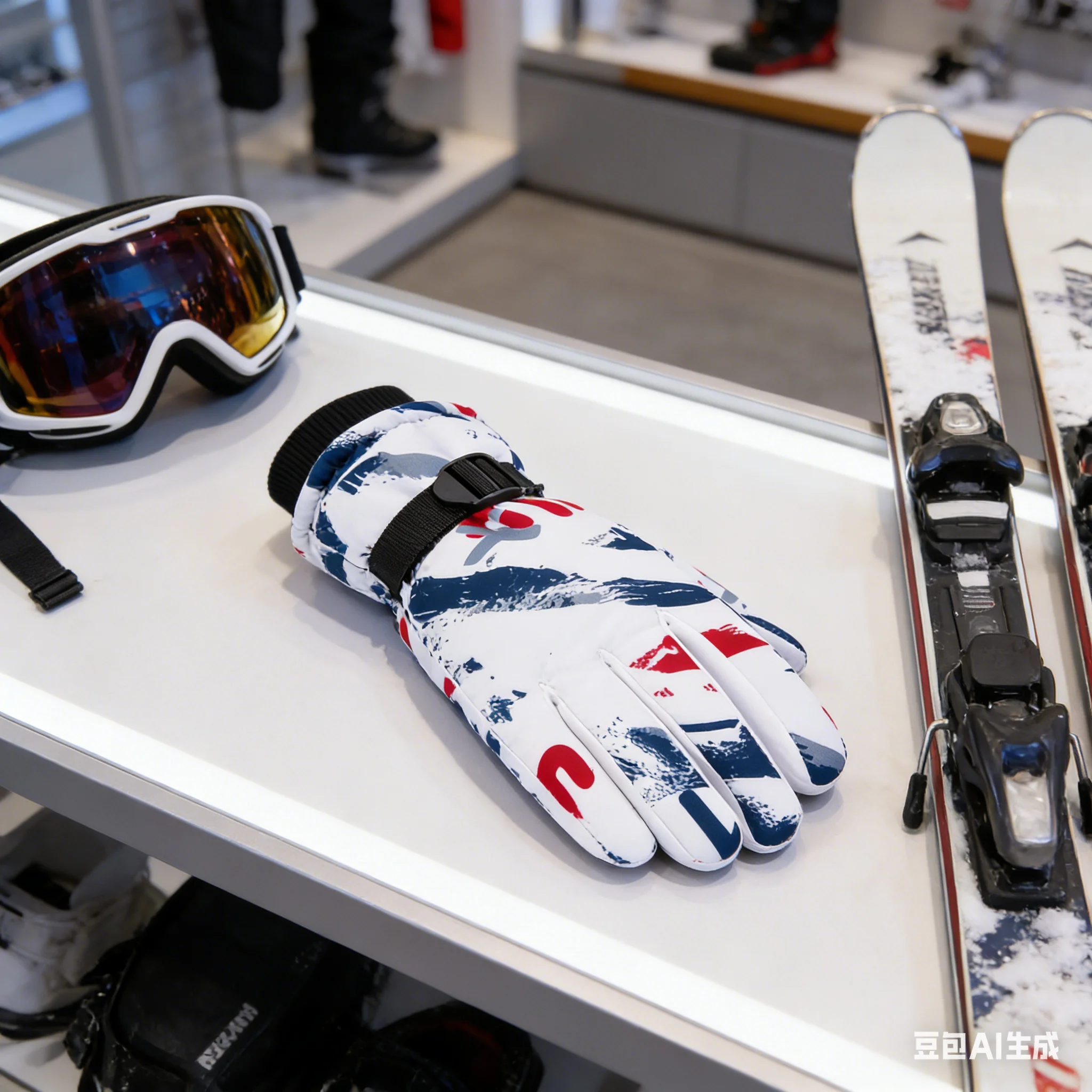 

Перчатки для сноуборда, теплые перчатки унисекс, ветрозащитные термоперчатки с сенсорным экраном для зимних видов спорта на открытом воздухе, перчатки для катания на лыжах