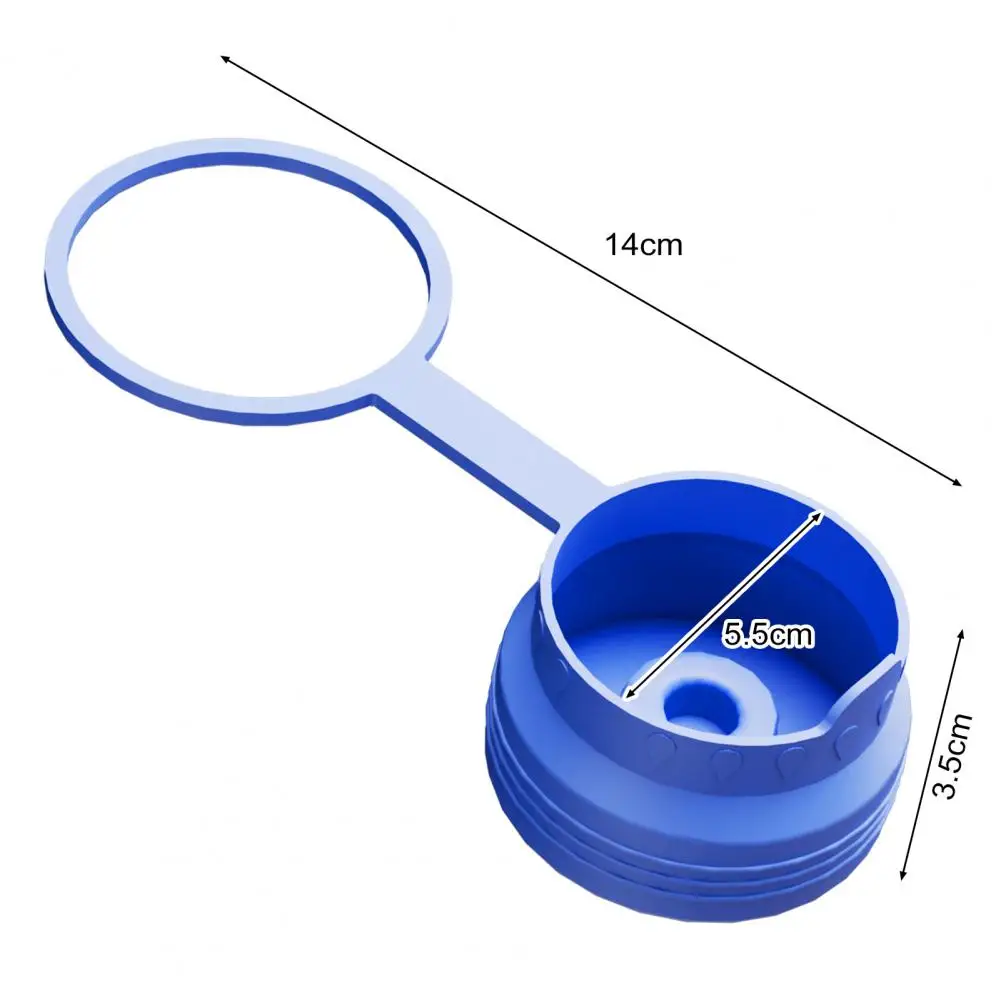 5-gallon Water Bottle Lid Spill Proof Cap for 55mm Bottled Water Dispenser 1/2/3/4pcs Silicone Water Jug Caps Leak Proof for 5