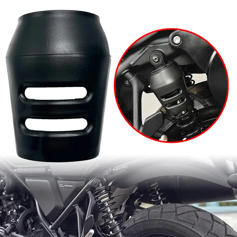 صالح لهوندا CL250 CL500 CL300 SCL500 2023-2024 الصدمات الخلفية غطاء للحماية CL 500 دراجة نارية الملحقات الخلفية صدمة غطاء غبار #1