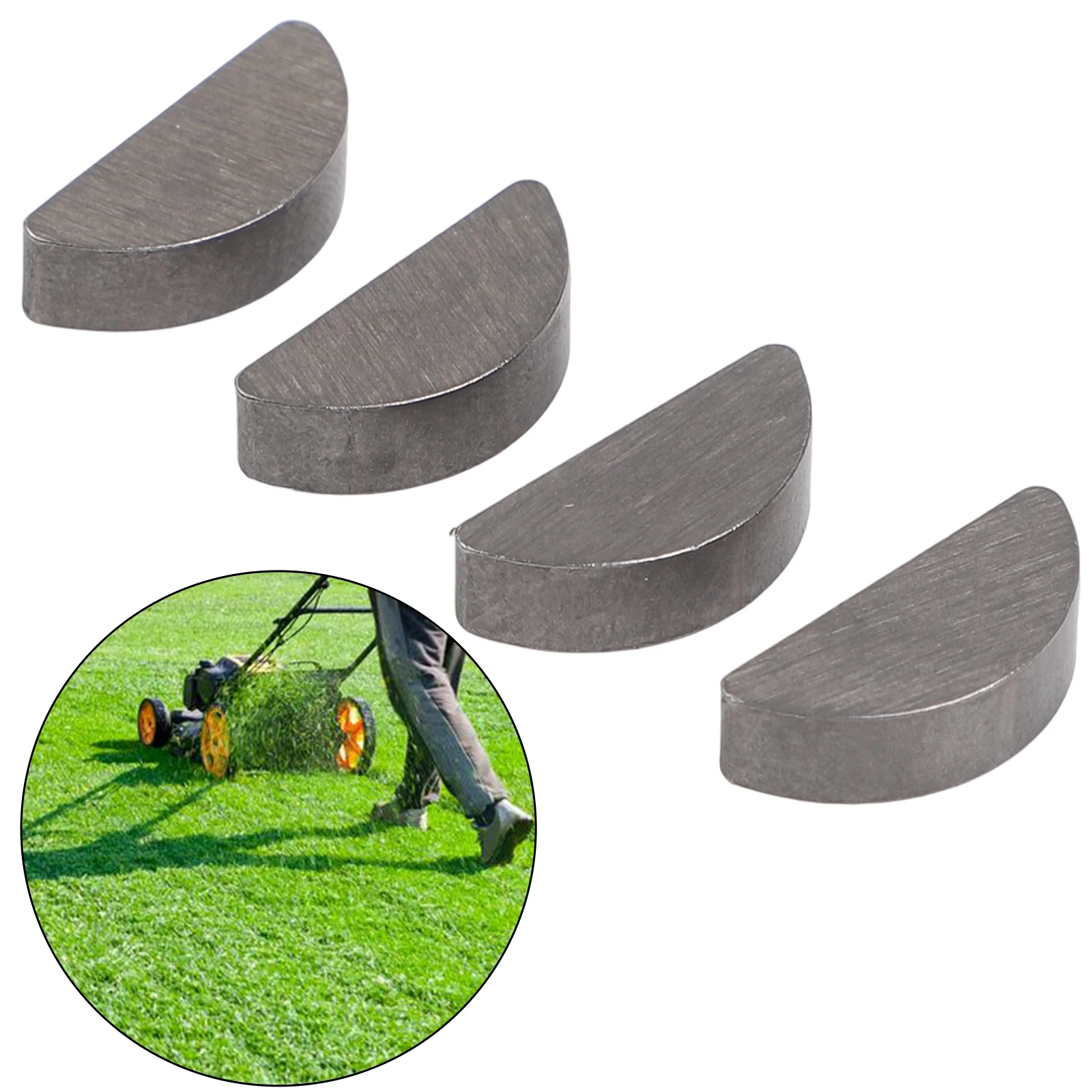 Pack of 4 Woodruff Keys 1121391500 for MOUNTFIELD SP53H S422HP SP425 Models Metal Half Moon Design for Machinery Applications