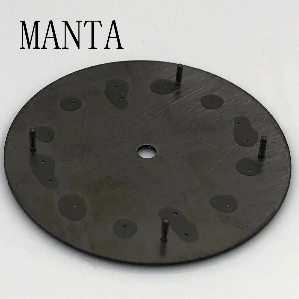 Циферблат MANTA 30,5 мм + стрелки, светящиеся, подходят для механизма NH35/NH36 Miyota8205/8215/821A ETA2824/2836 Mingzhu2813/3804