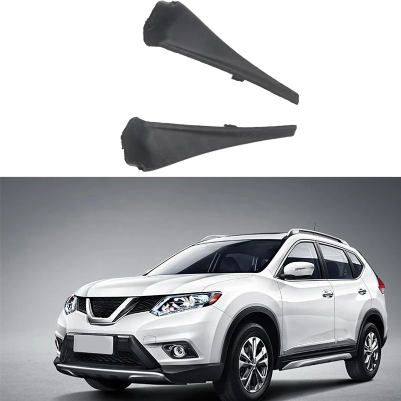 20X Car Front Windshield Wiper Arm Cowl Side Trim Cover Water Deflector Plate For Nissan X-Trail T32 Rogue 2014-2020