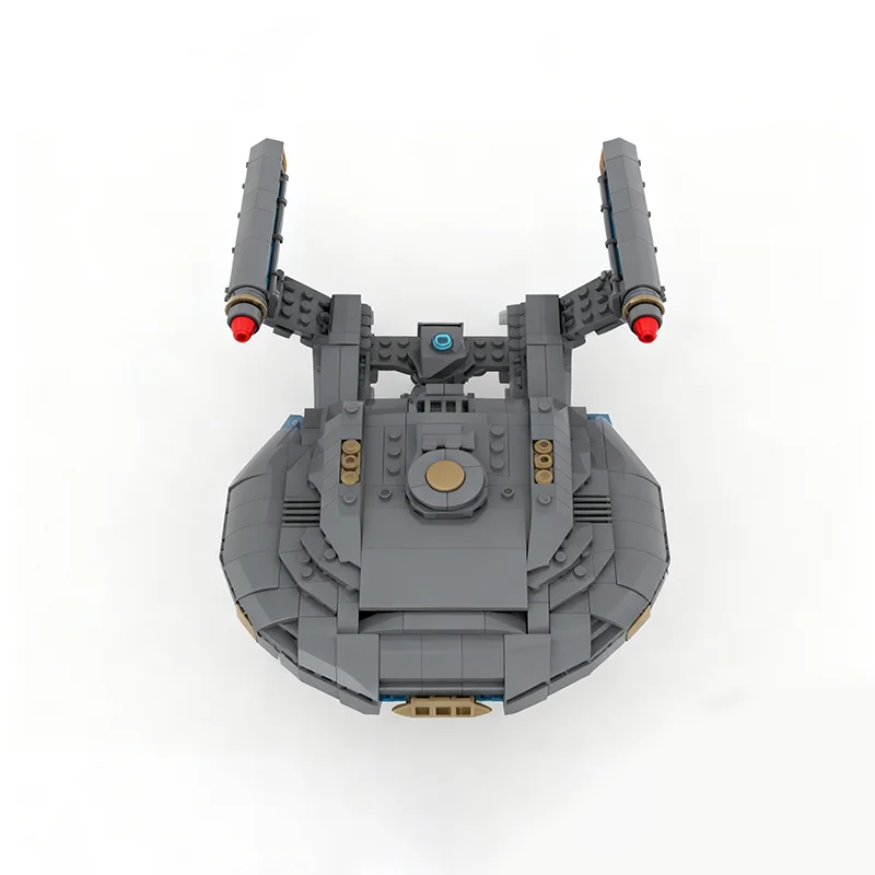 968pcs MOC Enterprise NX Midi Schaal Star Trek Ruimte Model Bouwstenen Architectuur Kerstcadeaus DIY Creatief Speelgoed Idee