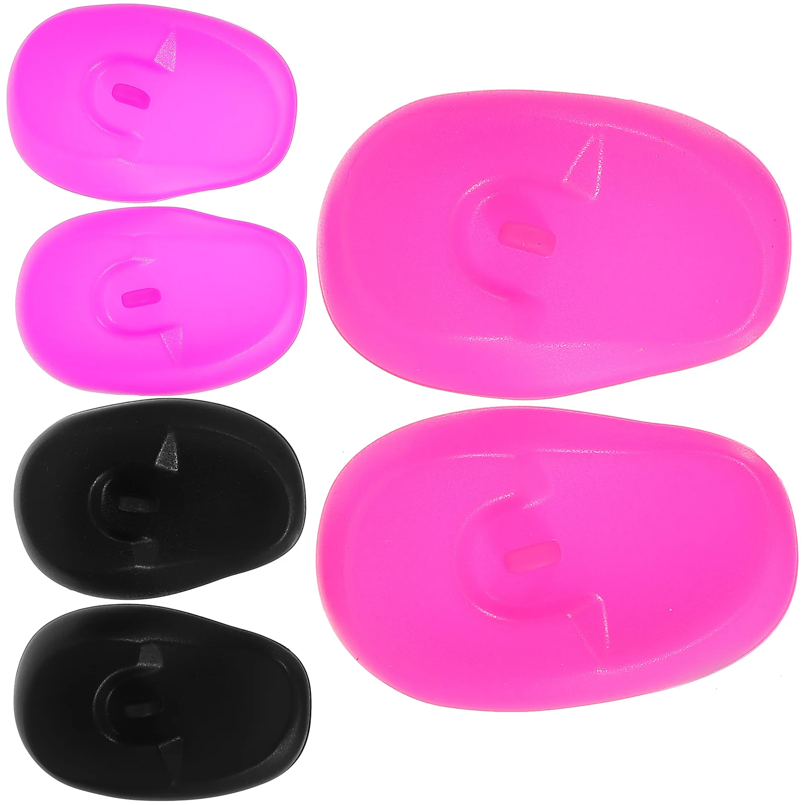 

3 Pairs Earmuffs Hair Dyeing Silicone Ear Protectors Covers Heat Protectors Dryer Ears Waterproof Noise Reduction Use