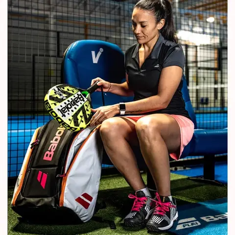 Babolat Plate Cage Tennisracketryggsäck RH PERF PADEL Dubbelaxelväska för Strandracket, Stor Kapacitet, För Damer och Herrar 10 best sales väska strandtennis - №2