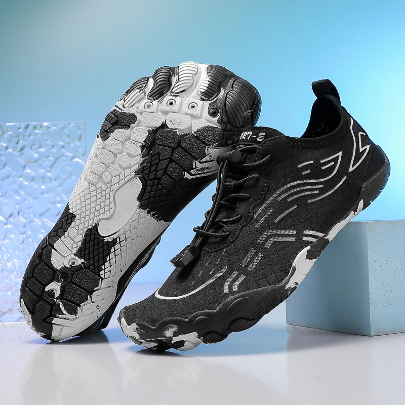 Unisex Barefoot Beach Shoes Quick-Drying Breathable Men Fitness Training Water Sports Swimming Shoes Women Upstream Wading Shoes