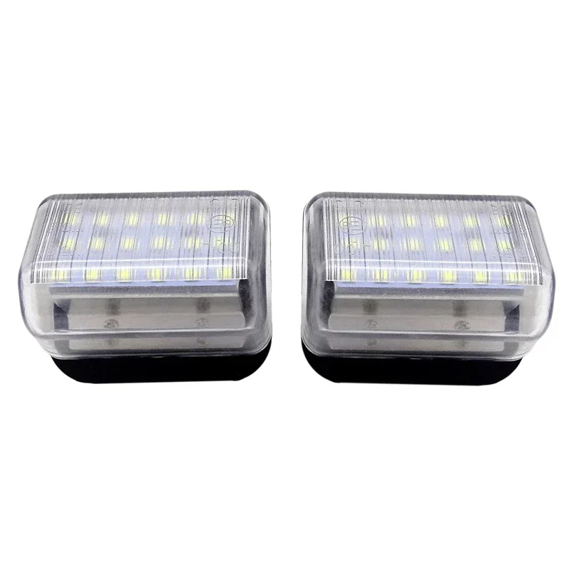 

1 Pair White No Error LED License Plate Lights for Mazda CX-5 CX-7 Mazda Speed 6 Mazda 6 Sedan GY GJ GH GG Number Plate Lamp