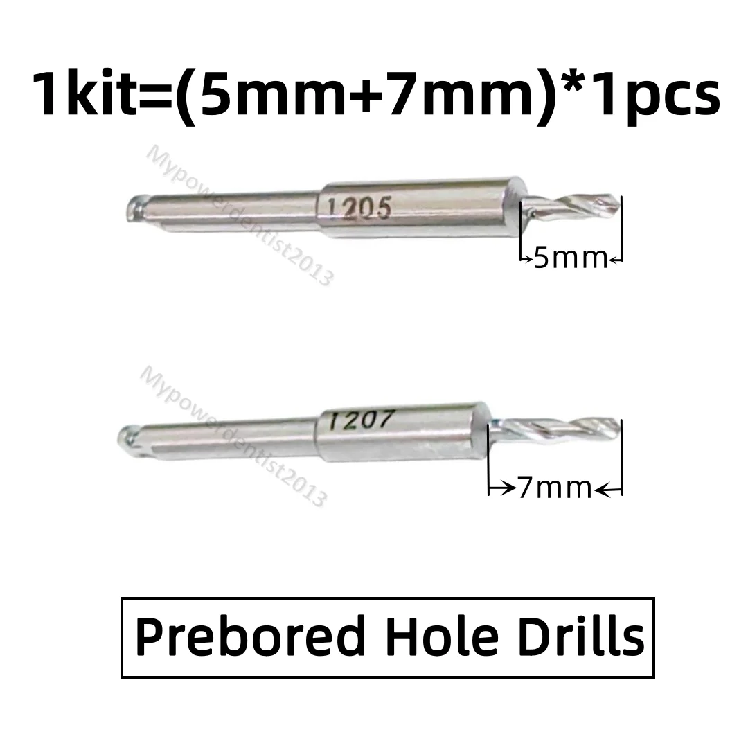 

Dental Pre-Hole Drill Guide Depth 5mm Prebored Hole Drills Fits Nobel ITI ANT