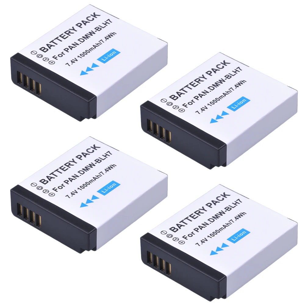 

4x High-Quality DMW-BLH7PP DMW-BLH7E DMW-BLH7 DMW BLH7 Battery for Panasonic DMC-GM1 GM1 DMC-GM5 GM5 DMC-GF7 GF7 DMC-GF8 GF8