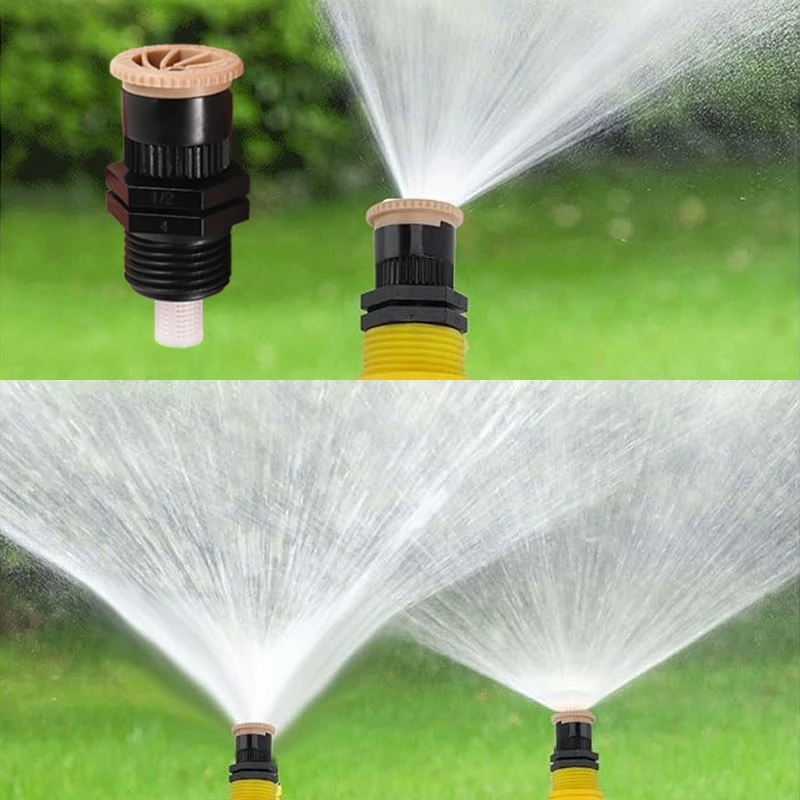Automatische Bewässerungssprinklerköpfe mit 360-Grad-Verstellbarem Design, Beliebig Einstellbar für Außenbereich, Rasen, Garten und Hof – Detail 4