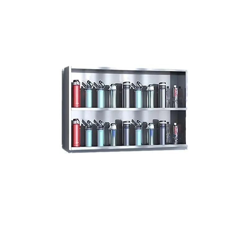 

Stainless steel water cup holder, tea cup storage cabinet, multi-layer rack, factory multi-layer water cup cabinet, multi-person