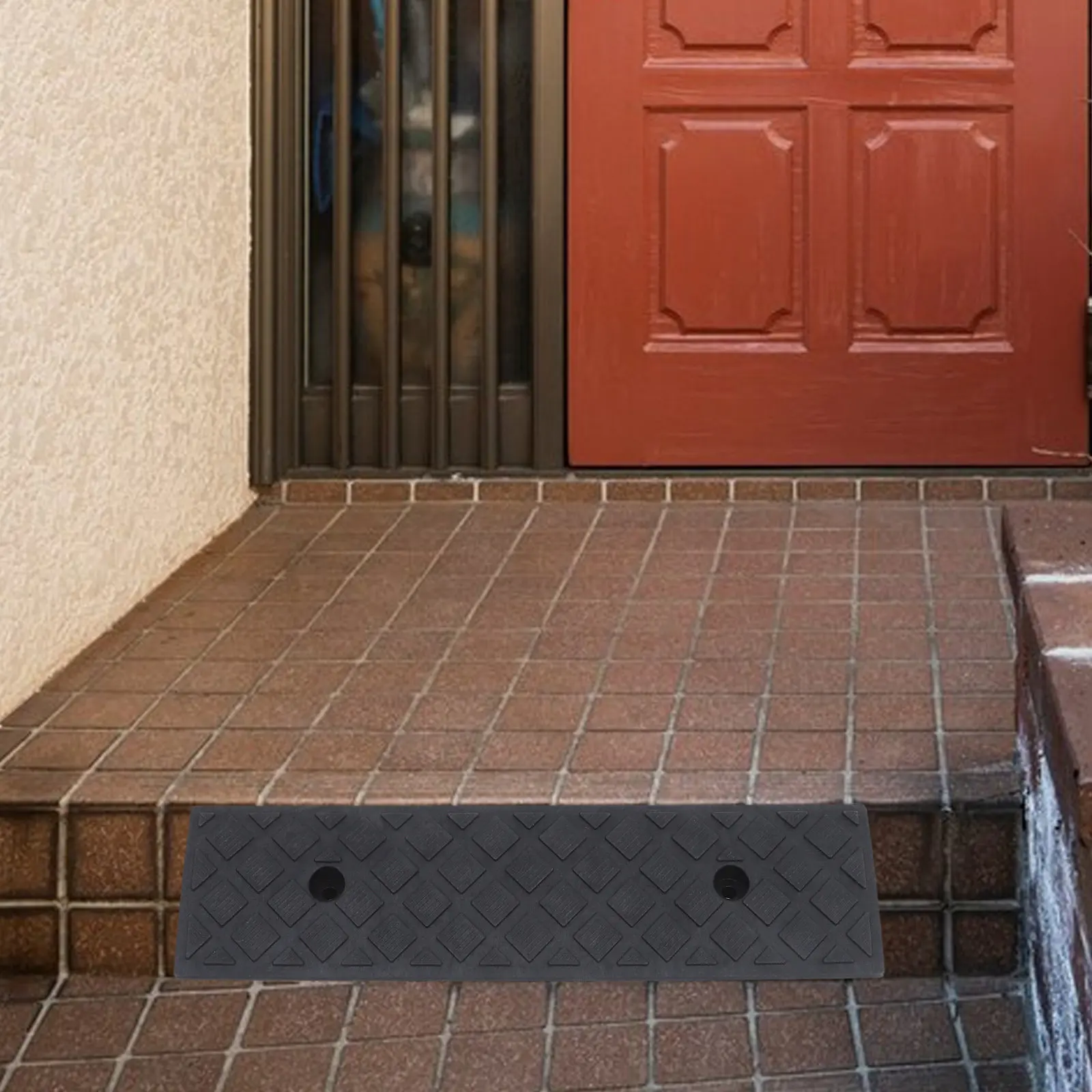 

2Pcs Car Plastic Curb Ramps Heavy Duty Threshold Ramp Vehicle Entry Wheelchair Ramp Car Ramps Drive Over Cable Protector