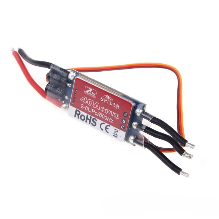 ZTW China Tewei Spider / BLHeli 40A OPTO Spider Series New Edition Four-axis Multi-axis Brushless ESC 2-6S