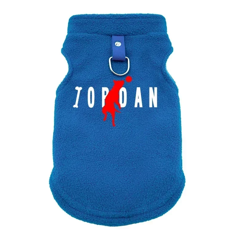 2024 Warm Fleece Dogs Clothes Pet Dog Jacket Vest With D-Ring For Small Dog Cats Clothing French Bulldog Costumes Chihuahua Coat