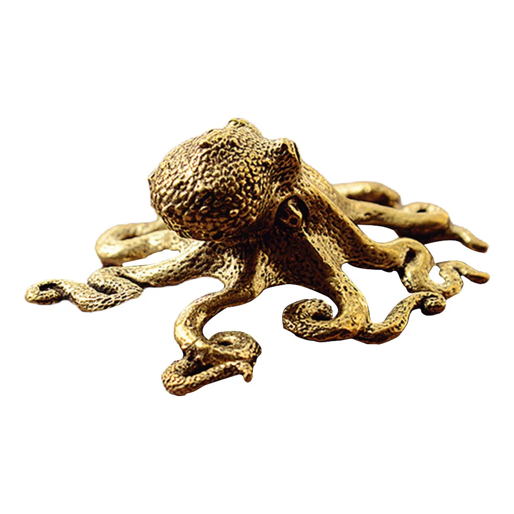 

Octopus Statue Decor Practical Elegant Home Office Mall Desktop Decoration Adornment Octopus Statue Decor
