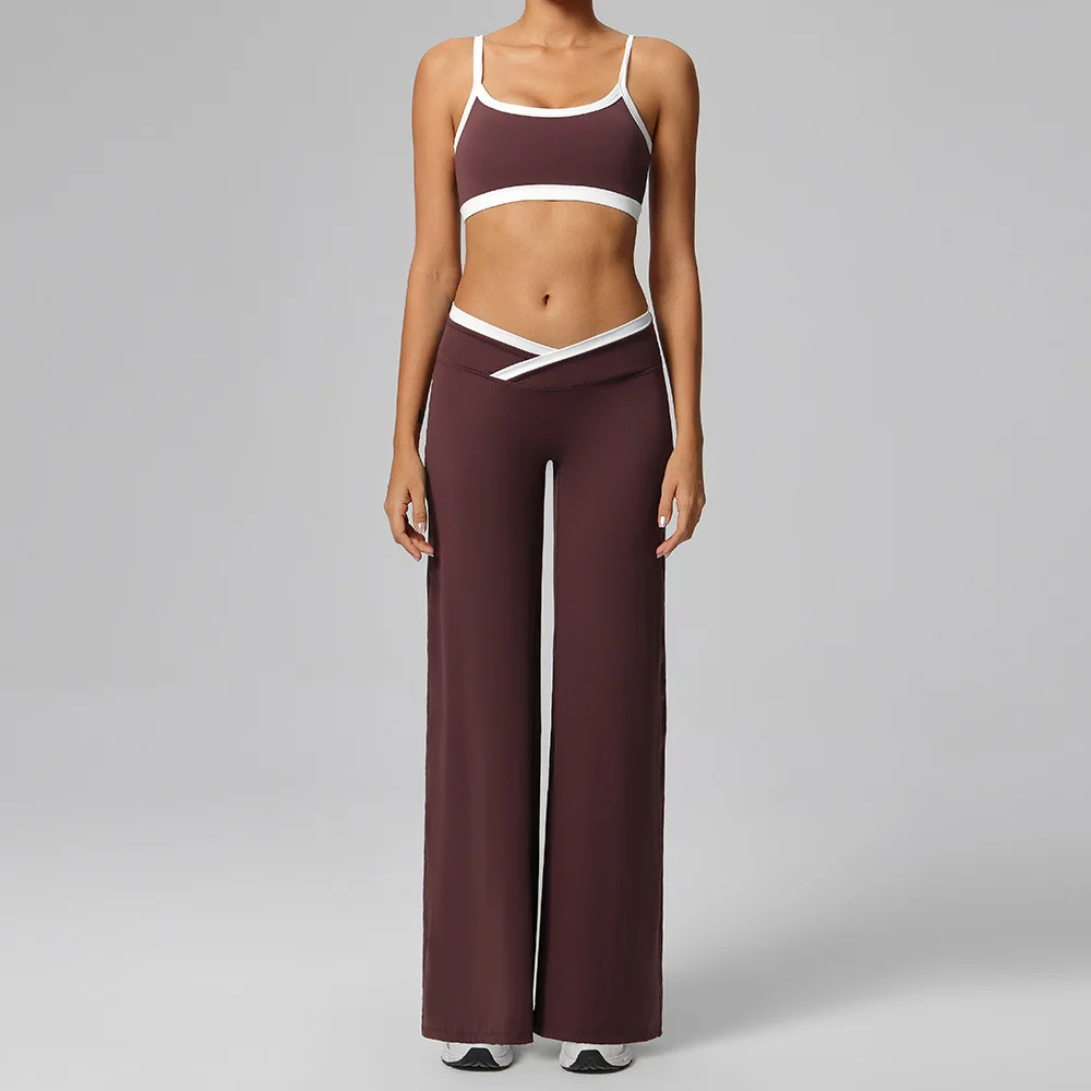 gym-clothes-summer-yoga-set-2pcs-women-breathable-backless-halter-neck-sports-bra-push-up-pilates-fitness-top-straight-leg-pants
