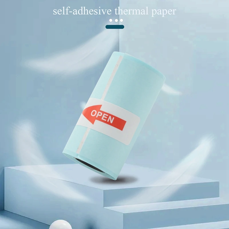 3 Rolls Printing Sticker Paper Photo Paper For Mini Pocket Photo Printer Paperang P1 P2 Bill Receipt Papers