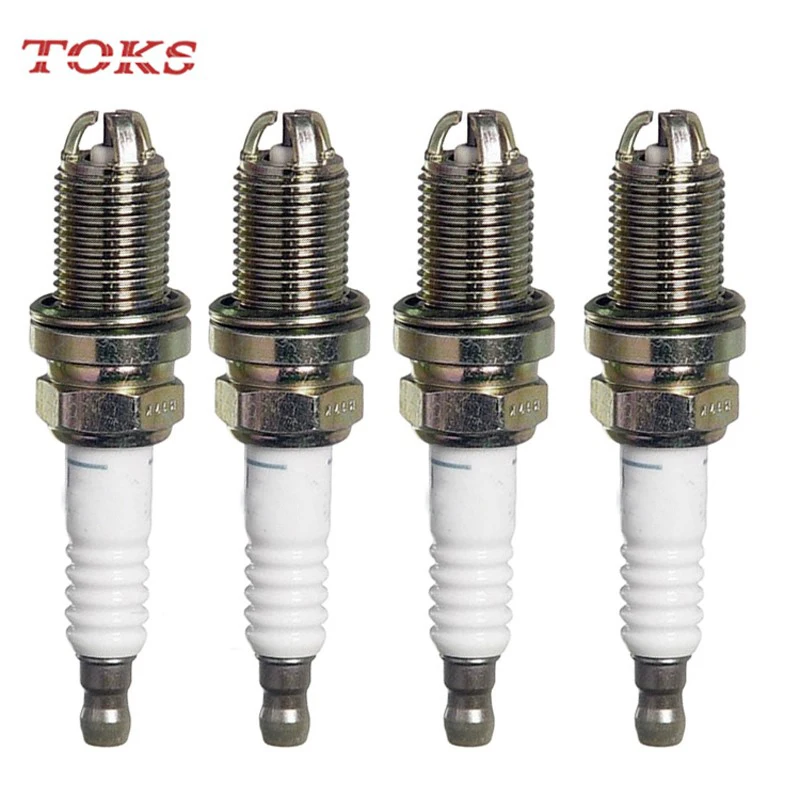 4Pcs 101000033AA BKUR6ET-10 Nickel Ignition Spark Plug For Audi A3 A4 A6 100 Quattro S6 VW Golf Jetta Passat BKUR6ET10-2397