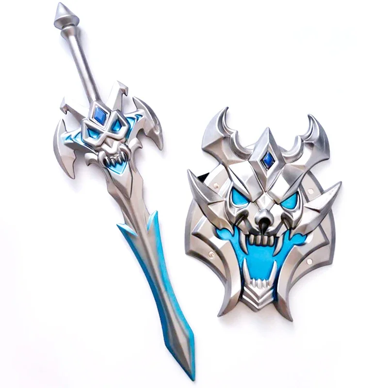 Arena of Valor  Arena Game Cosplay Pu Weapon Sword Shield Prop Arthur Death Knight Espada Model Sword Weapon Toy for Teen