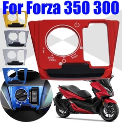 Motorcycle Seat Electric Door Lock Switch Cover Cap Parts For HONDA FORZA 350 Forza 300 NSS FORZA300 FORZA350 NSS350 Accessories