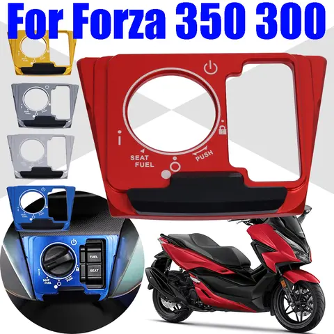 오토바이 좌석 전기 도어 잠금 스위치 커버 캡 부품 혼다 FORZA 350 Forza 300 NSS FORZA300 FORZA350 NSS350 액세서리